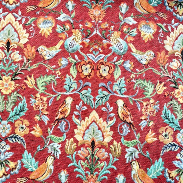 Tapestry Fabric - WILLIAM RED